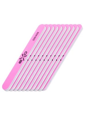 VoorNails EXO Nagelvijl Buffer Recht 320/400 Grit 10st.