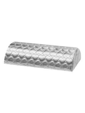 VoorNails Manicure Handsteun Kussen Zilver PU Leer