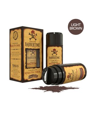 Barbertime Hair Building Keratin Fiber Light Brown 21gr.