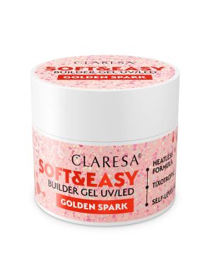 Claresa Keratine Soft & Easy Builder Gel Golden Spark 45gr.