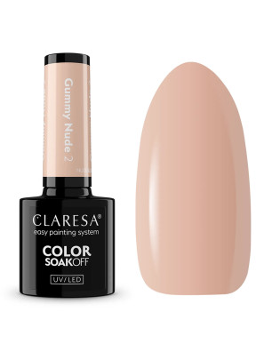 Claresa UV/LED Gellak 5ml Nude Glow - Gummy Nude 2