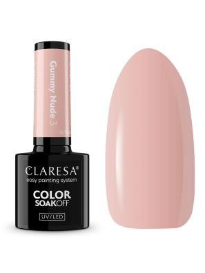 Claresa UV/LED Gellak 5ml Nude Glow - Gummy Nude 3