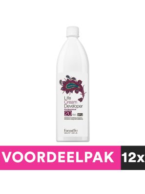 FarmaVita Life Cream Developer 6% 1000ml Voordeelpakket 12 Stuks