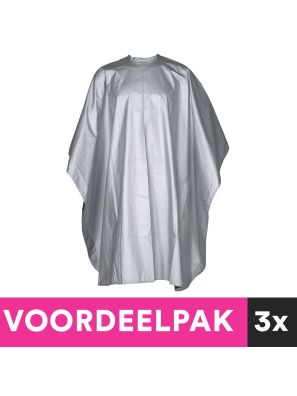 3 Stuks Kaplaken Zilver 136x155cm Voordeelpakket
