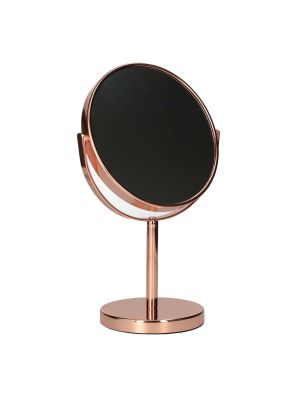 Spiegel op Voet Rosé Goud 30,5cm 7x vergrotend