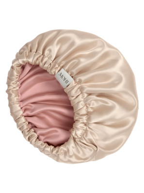 MOHI Satin Bonnet Pink &amp; Champagne