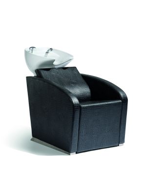 Sibel Wasbak Elegantia Croco Black met geïntegreerde Sofastoel