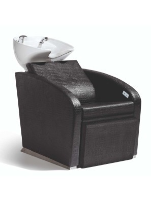 Sibel Wasbak Elegantia Relax Black Croco met Vaste Stoel