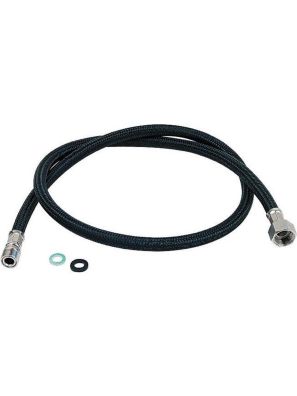 Sibel Slang Flexible Zwart Nylon Mantel 3/8 120cm