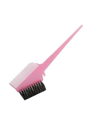 Verfkwast/Kam Roze met Punt