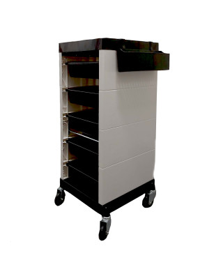 Werkwagen Zwart/Wit 5 Lades