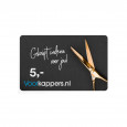 Voorkappers Cadeaukaart 5 Euro (inclusief BTW)
