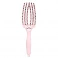 Olivia Garden Borstel Fingerbrush Combo Medium Pastel Pink