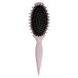 Curly Hair Brush Styling Purple Oval