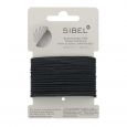 Sibel Elastiekjes Zwart Middel 16st.