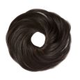 Solida Hair Scrunchie Messy Bun Dark Chocolate