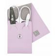 Erbe Solingen 3-delige Manicure Etui met Drukknoop sluiting Licht Paars (ERBE9673)
