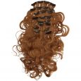 Hair Angels Clip-In Extensions Complete Set 10 Banen Wavy Mahogany Brown