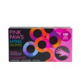 Framar Pink Paws Poedervrije Nitrile Handschoenen Maat Large 100st.