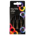 Framar Big Bite Clips Black 4st.