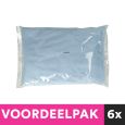 6 Stuks FarmaVita Life Blondeerpoeder Stuifvrij Blauw Refill 500gr Voordeelpakket
