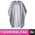 3 Stuks Kaplaken Zilver 136x155cm Voordeelpakket