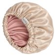 MOHI Satin Bonnet Pink & Champagne