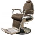 Barburys Arrow Barberstoel Retro Bruin met Hydraulische Pomp