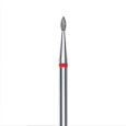 Staleks Pro Diamantfrees Bitje Drop Rood Fijn 1.6mm/4mm