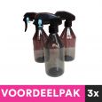 Waterspuit Micro Diffusion Kunststof Transparant Zwart 300ml Voordeelpakket