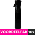 10 stuks Waterspuit Mist Zwart 300ml Voordeelpakket