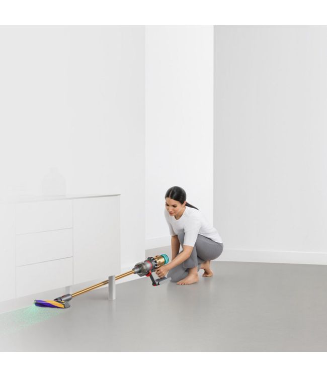 Dyson V12 Detect Slim Absolute Stofzuiger Goud/Nikkel