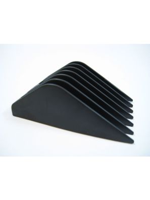 Opzetkammen set Zwart 8st. nr. 1 t/m 8