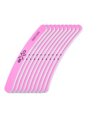 VoorNails EXO Nagelvijl Polijst Banaan 320/1200 Grit 10st.