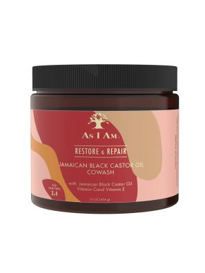 As I Am Restore &amp; Repair Jamaican Black Castor Oil Co-Wash 454gr.