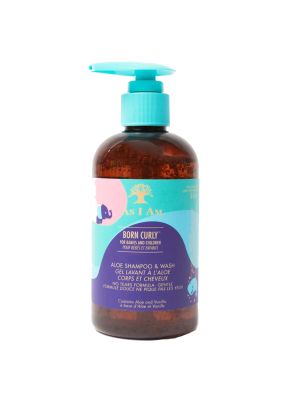 As I Am Born Curly Kids Aloë Shampoo &amp; Wash 240ml