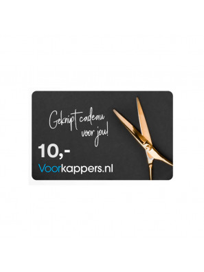 Voorkappers Cadeaukaart 10 Euro (inclusief BTW)