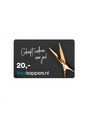 Voorkappers Cadeaukaart 20 Euro (inclusief BTW)