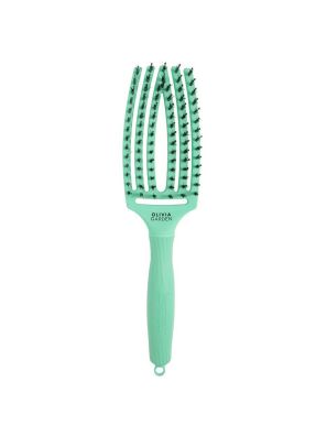 Olivia Garden Borstel Fingerbrush Combo Medium Mint