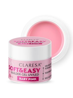 Claresa Keratine Soft & Easy Builder Gel Baby Pink 45gr.