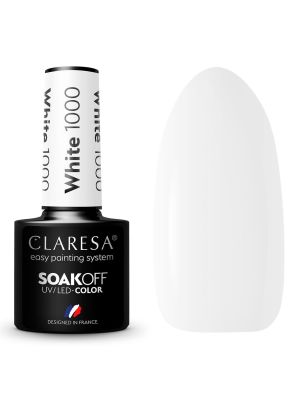 Claresa UV/LED Gellak 5ml White 1000