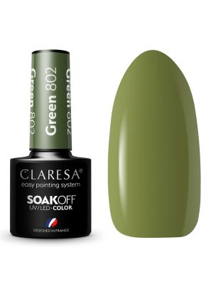 Claresa UV/LED Gellak 5ml Green 802  Take Me To The River