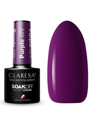Claresa UV/LED Gellak 5ml Purple 619 Full Berries