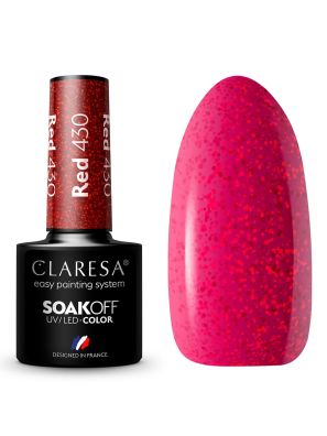 Claresa UV/LED Gellak 5ml Red 430 Rainbow Explosion