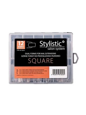 Stylistic Nageltips Square 12 Sizes 120st.