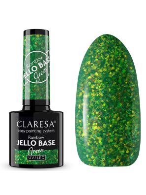 Claresa Rainbow Jello Base Coat Green 5ml