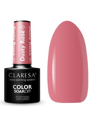 Claresa UV/LED Gellak 5ml Dusty Rose 6