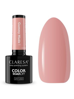 Claresa UV/LED Gellak 5ml Nude Glow - Gummy Nude 1