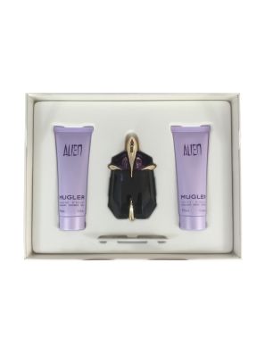Alien Geschenkset Eau de Parfum Spray 60ml + Body 50ml + Eau de Parfum 10ml