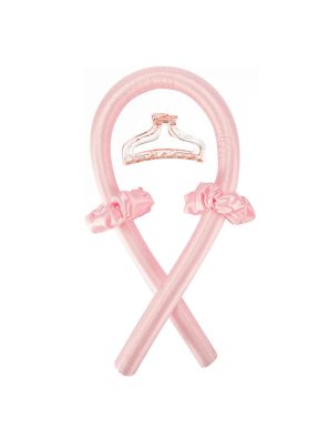 Heatless Curling Set Light Pink